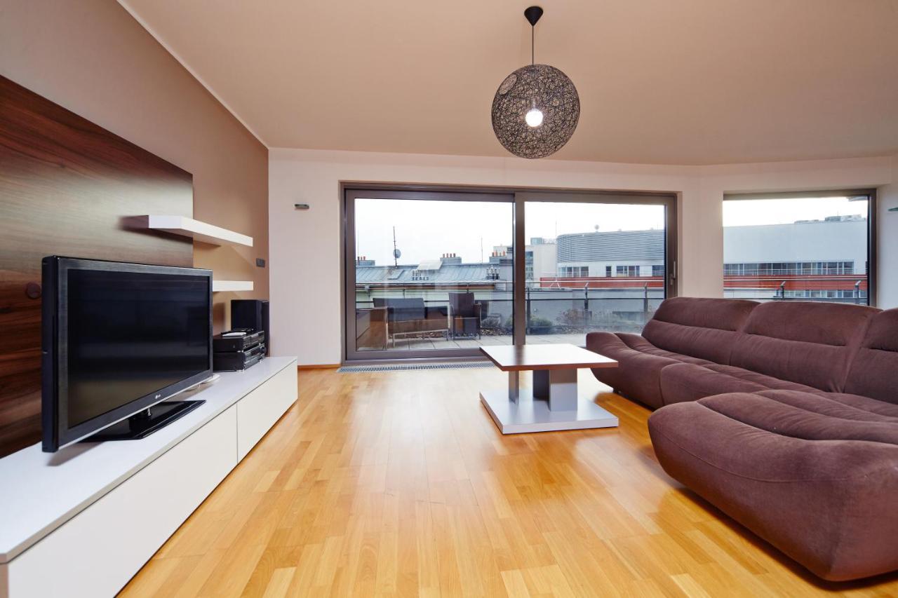 Anenske Terasy Appartement Brno Buitenkant foto